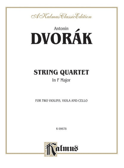 String Quartet in F Minor Op. 9 - Chamber Sheet Music