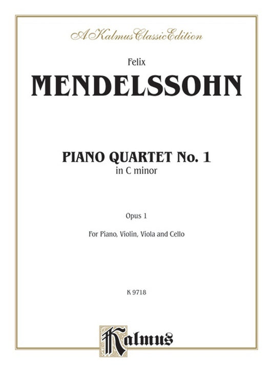 Piano Quartets Op 1
