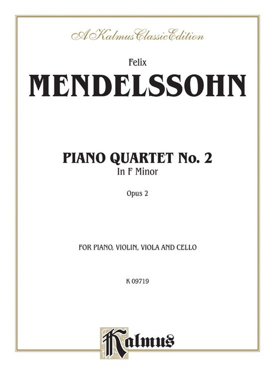 Piano Quartets Op 2