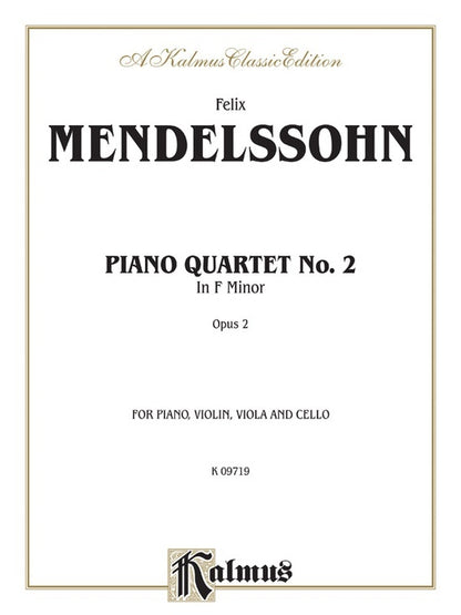 Piano Quartets Op 2