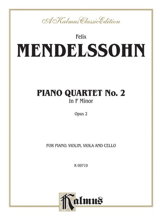 Piano Quartets Op 2