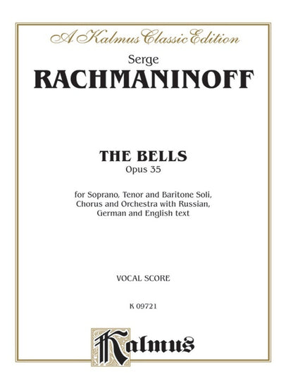 Bells The Op 35 Vocal Sheet Music