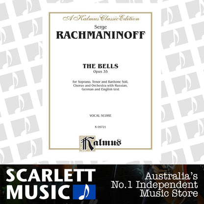 Bells The Op 35 Vocal Sheet Music — view 2