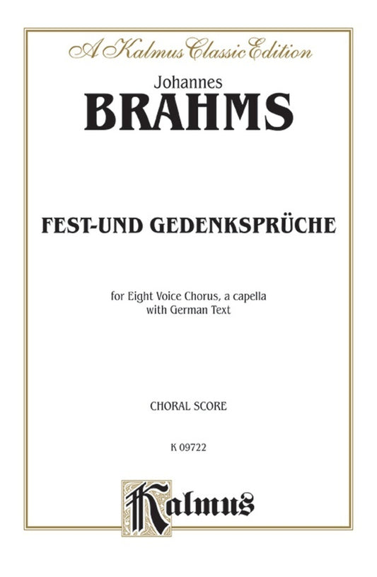 Fest Und Gedenk Vocal Sc SSAATTBB