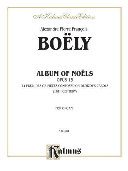 Album of Noels for Organ Sheet Music