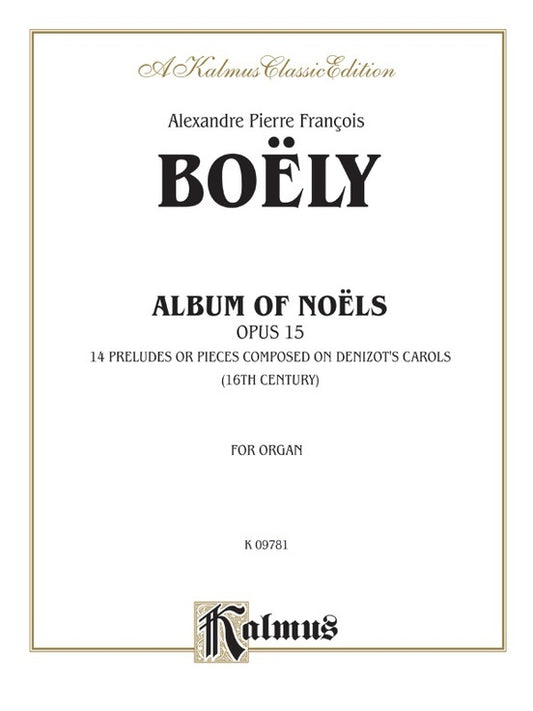 Album of Noels for Organ Sheet Music
