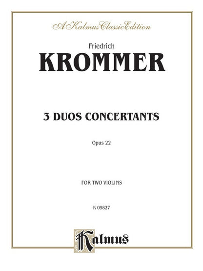 3 Duos Concerto Op. 22 for 2 Violins