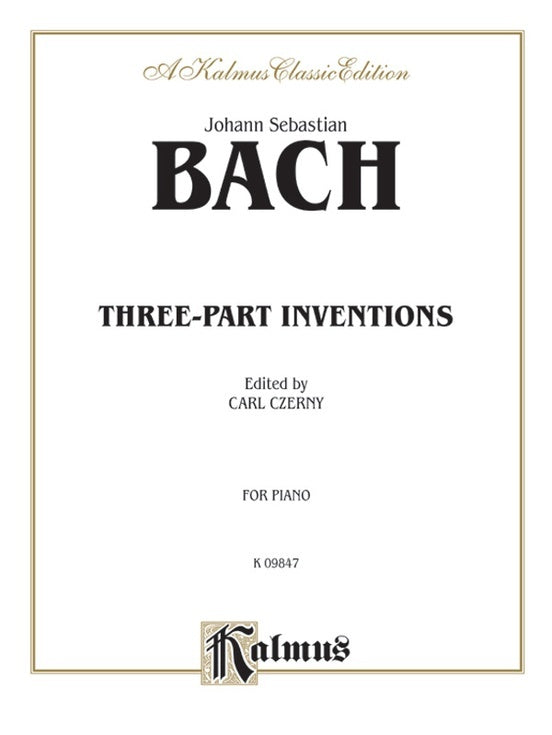 Three Part Inventions Piano Sheet Music