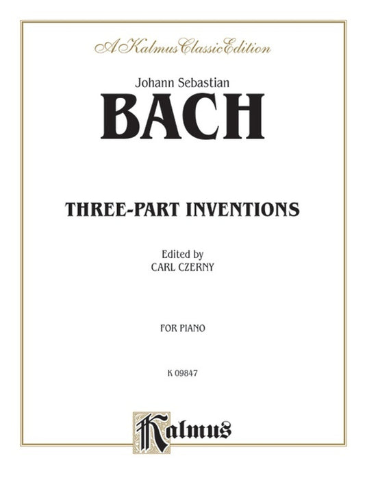 Three Part Inventions Piano Sheet Music