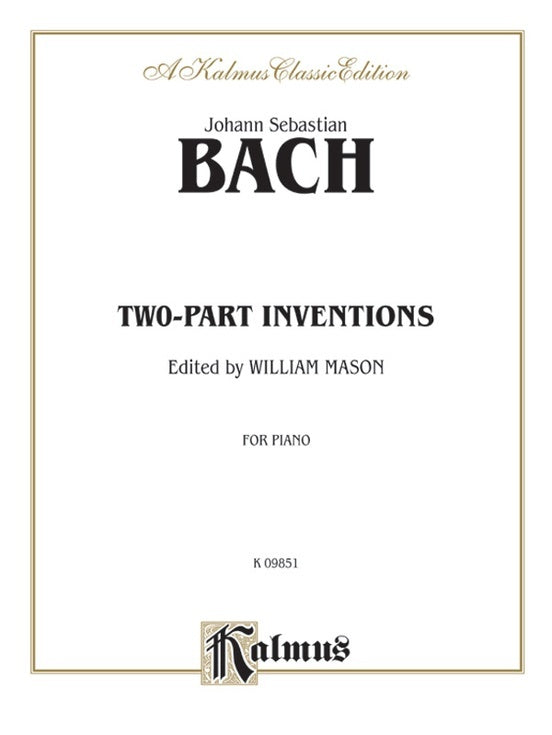 Inventions 2 Part Piano