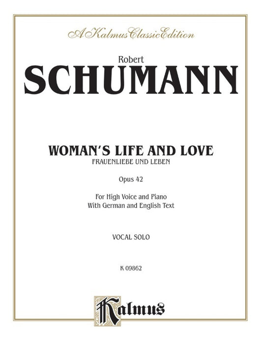 Womans Life and Love Op 42 High VCE Cello Sheet Music