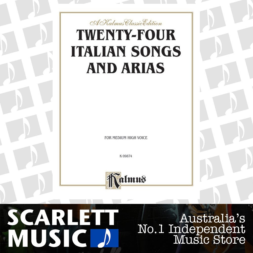 Italian Songs And Arias 24 Med/High — view 2