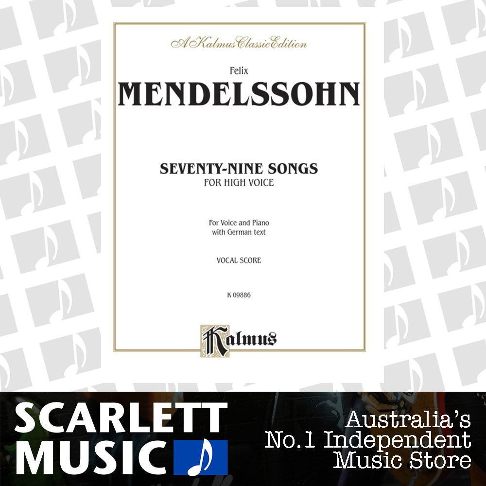 79 Songs High VCE Solo Vocal Sheet Music — view 2