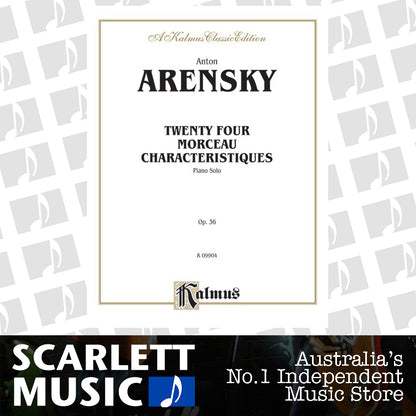 Twenty Four Morceau Characteristiques Opus 36 Piano — view 2