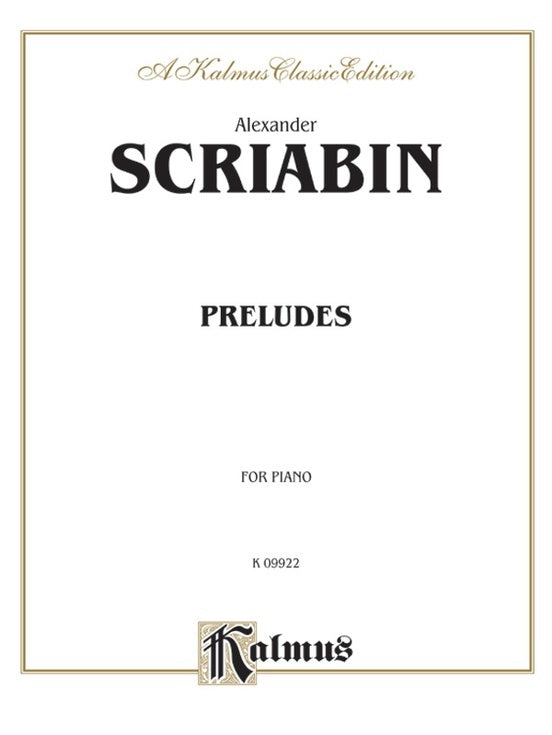 24 Preludes Piano Sheet Music