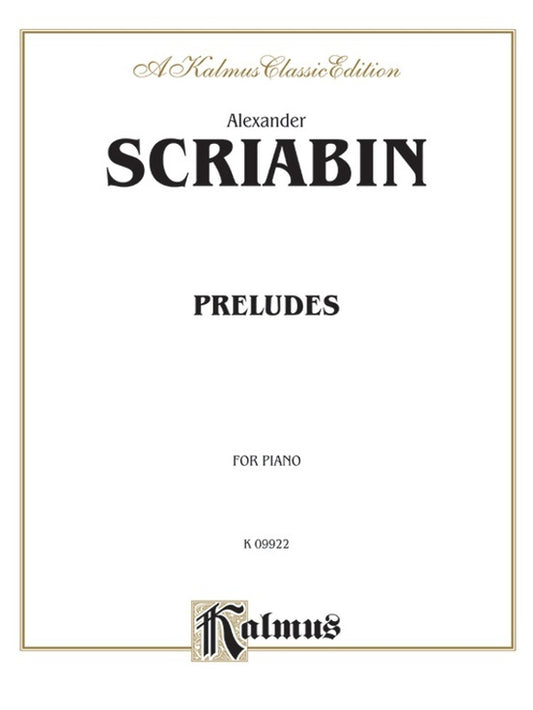24 Preludes Piano Sheet Music