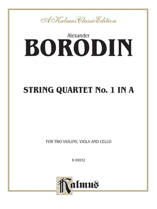 String Quartet No 1 A - Chamber Sheet Music