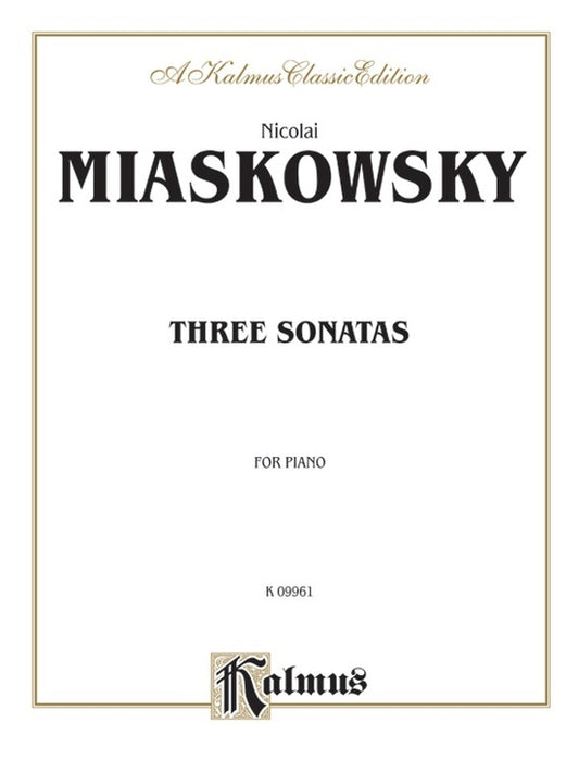 3 Sonatas Piano Sheet Music