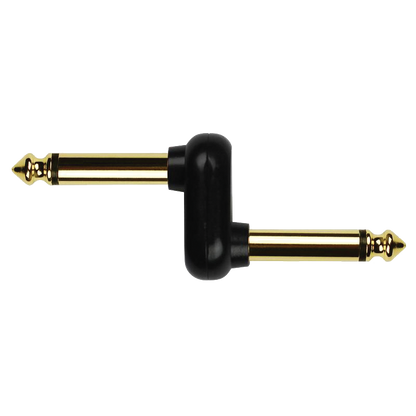 Kirlin 1/4" Z Style Pedal Adapter Pack of 2 Gold Plated [K2631BGZ] — view 2