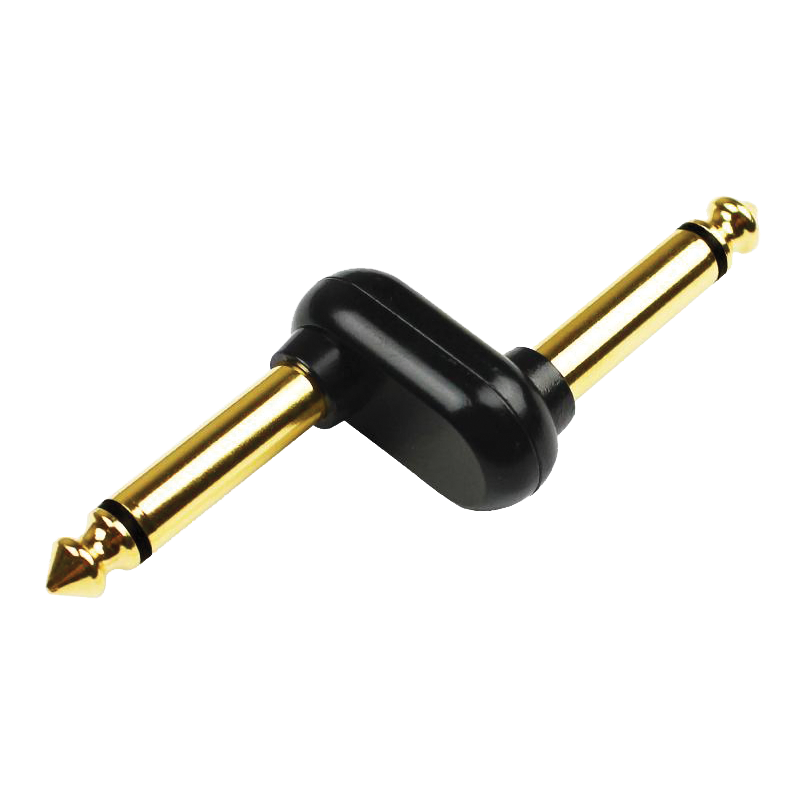 Kirlin 1/4" Z Style Pedal Adapter Pack of 2 Gold Plated [K2631BGZ]