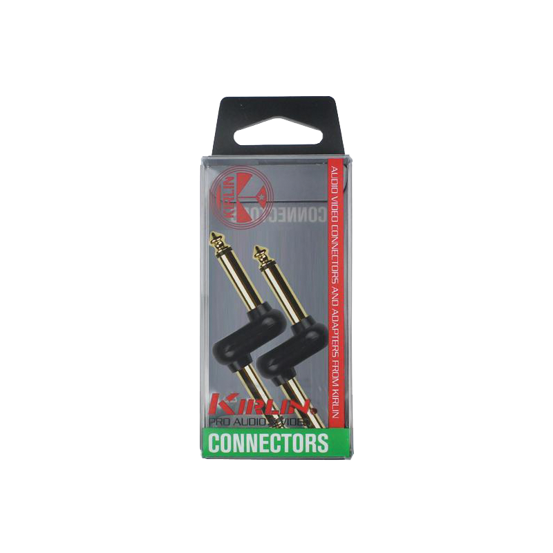Kirlin 1/4" Z Style Pedal Adapter Pack of 2 Gold Plated [K2631BGZ] — view 3