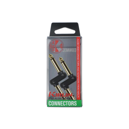 Kirlin 1/4" Z Style Pedal Adapter Pack of 2 Gold Plated [K2631BGZ] — view 3