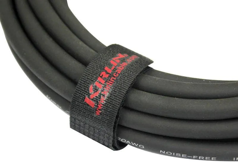 Kirlin 6ft 1/4" TRS to 1/4" TRS Cable, 20x2 Gauge Copper, 90% Spiral Shielding, Black PVC Jacket, SKU: KAP209PR-6 — view 3