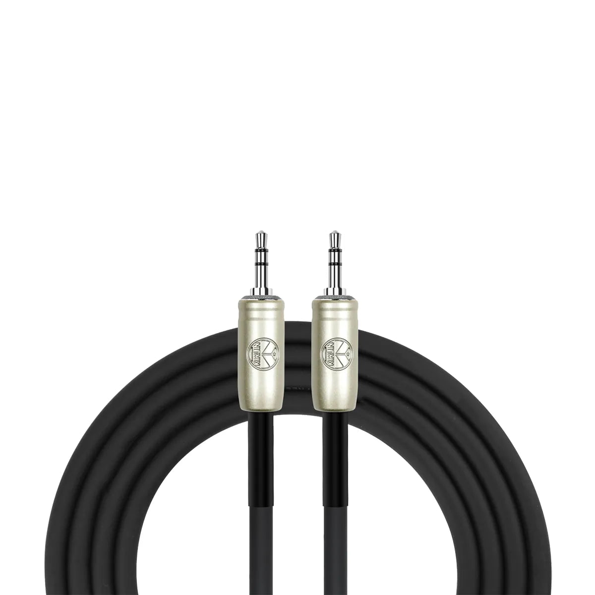 Kirlin Stereo 3.5mm TRS Cable 6-Foot KAP468PR-6 with 24 x2 Gauge Copper Conductors and 90% Spiral Shielding