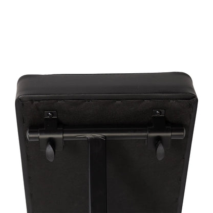 Crown KB-017-BLK Large Folding Keyboard Bench Stool with Foam-Padded Seat — view 2