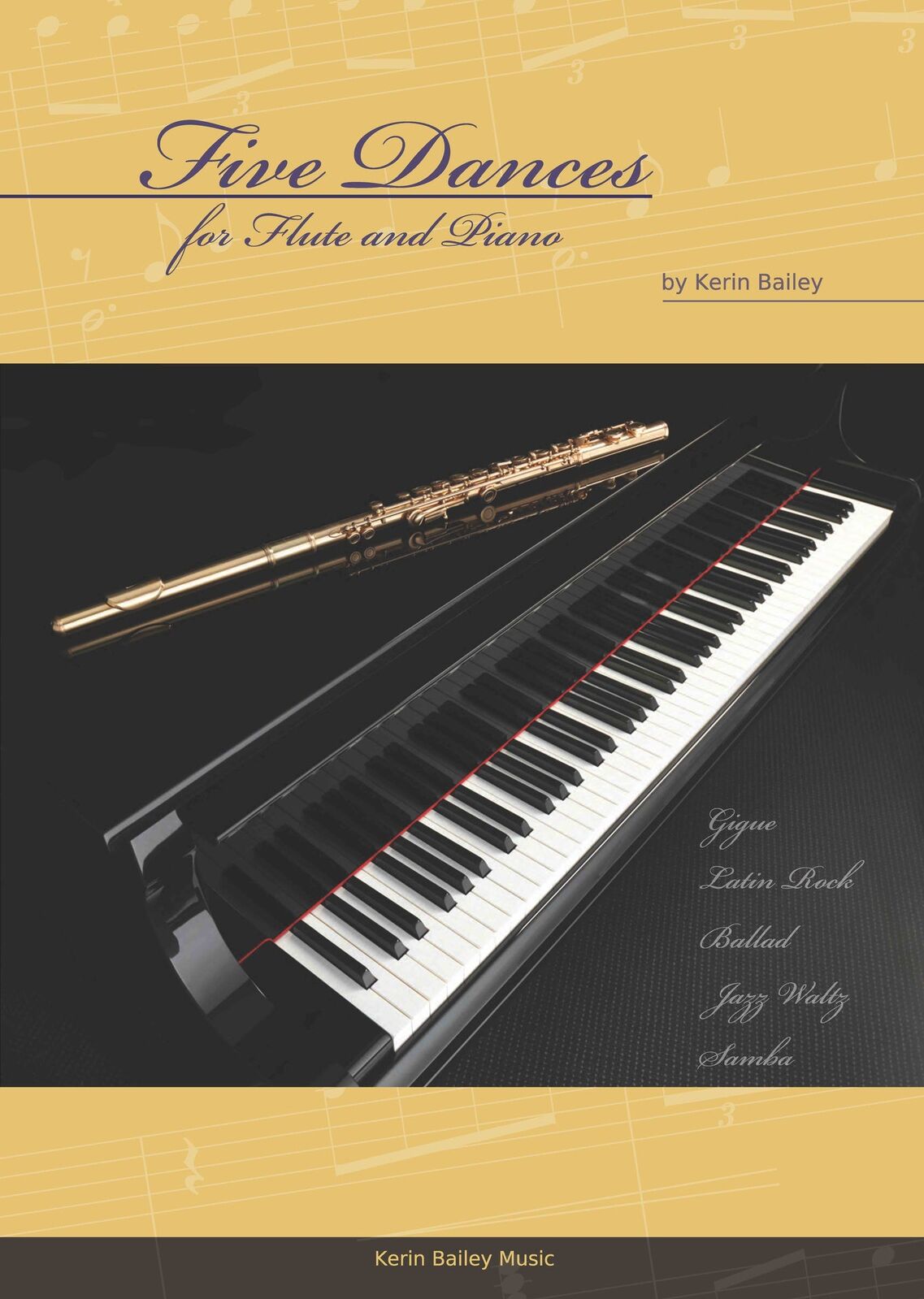 Five Dances for Flute and Piano - Book & CD by Kerin Bailey