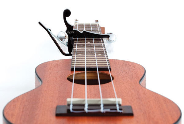 Kyser Quick-Change Capo for Banjo, Mandolin, Ukulele - Black Finish — view 3
