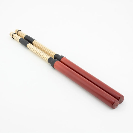 Kahzan KBR-SV4 Deluxe Small Diameter Bamboo Rods with Wooden Handles 40cm Length, 15mm Diameter