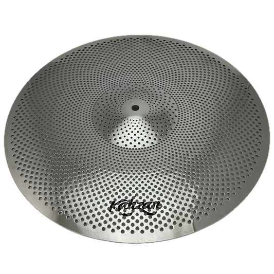 Kahzan Silent Series 18" Crash Cymbal - Handmade, Reduced Volume for Practice and Performances