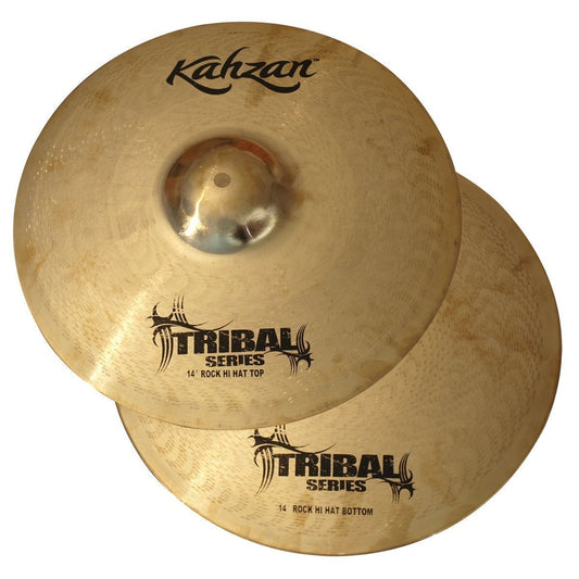 Kahzan 'Tribal Series' Rock Hi Hat Cymbals 14"