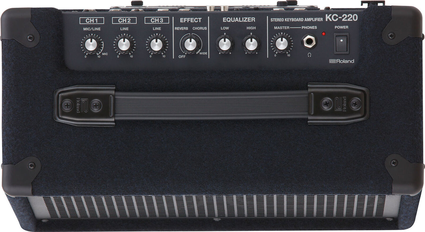 ROLAND KC-220 30W Battery Keyboard Amplifier - 3 Channel, 2x6" Speakers, High-Fidelity Sound, Versatile Connectivity — view 5