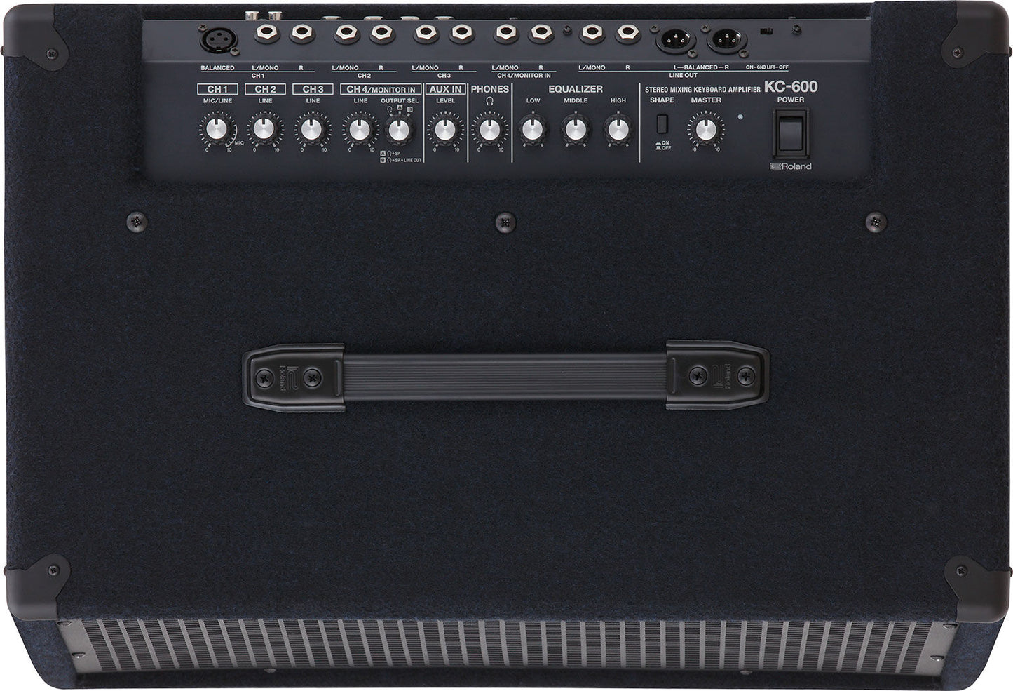 ROLAND KC-600 200W 4-Channel Mixing Keyboard Amplifier with 15" Speaker - High-Fidelity Sound & Versatile Connectivity — view 5