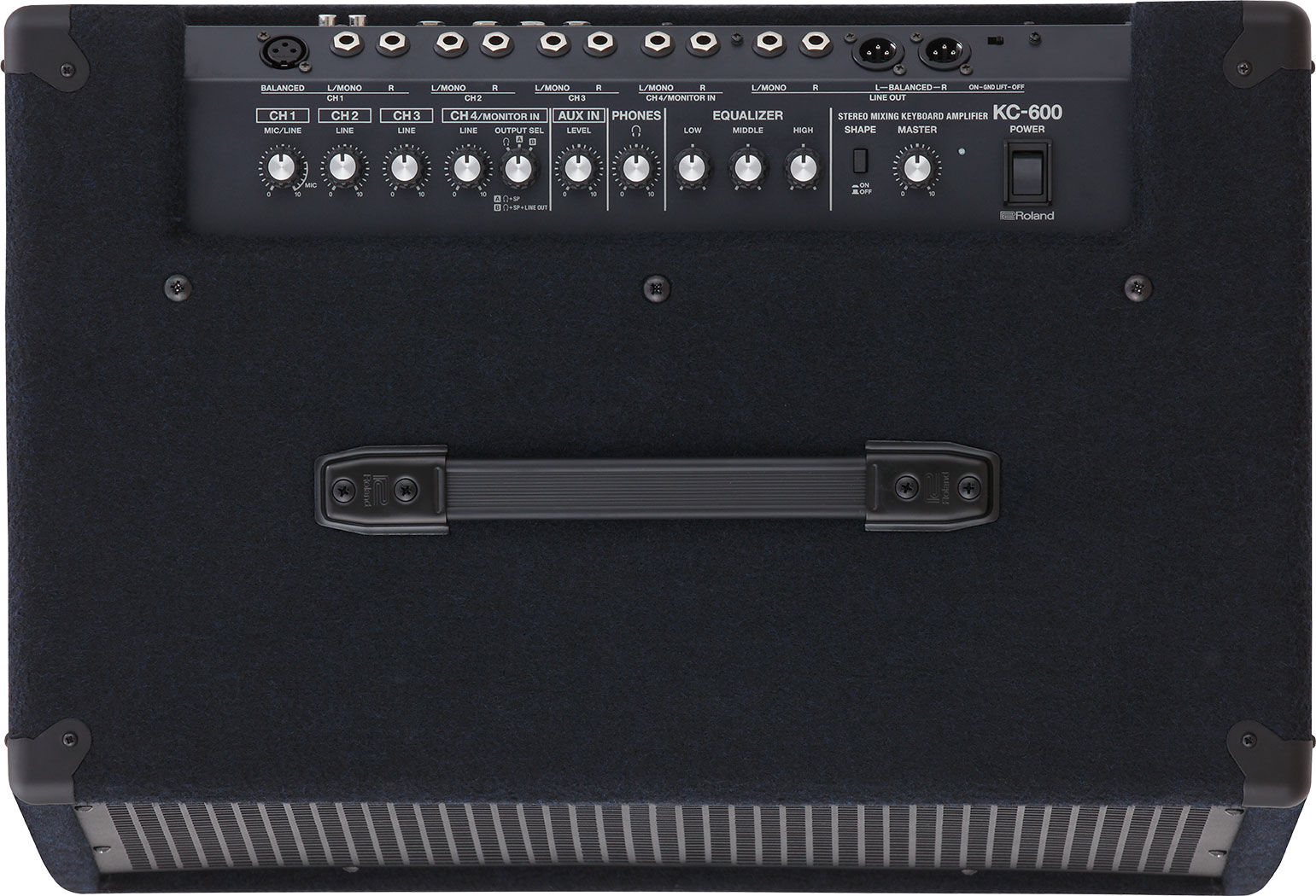 ROLAND KC-600 200W 4-Channel Mixing Keyboard Amplifier with 15" Speaker - High-Fidelity Sound & Versatile Connectivity — view 5