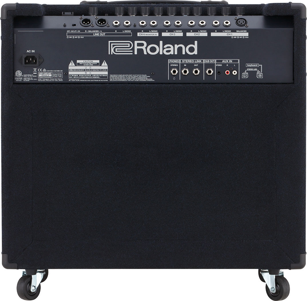 ROLAND KC-600 200W 4-Channel Mixing Keyboard Amplifier with 15" Speaker - High-Fidelity Sound & Versatile Connectivity — view 4
