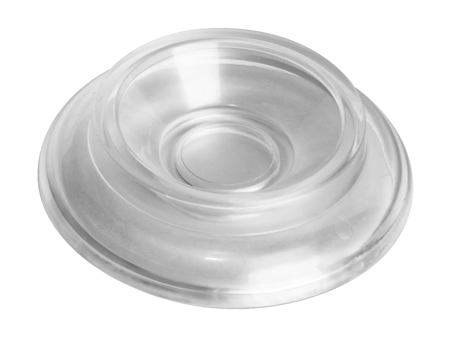 Hemingway Piano Castor Cups - 4 Pcs, Clear, Model KC6CL — view 2