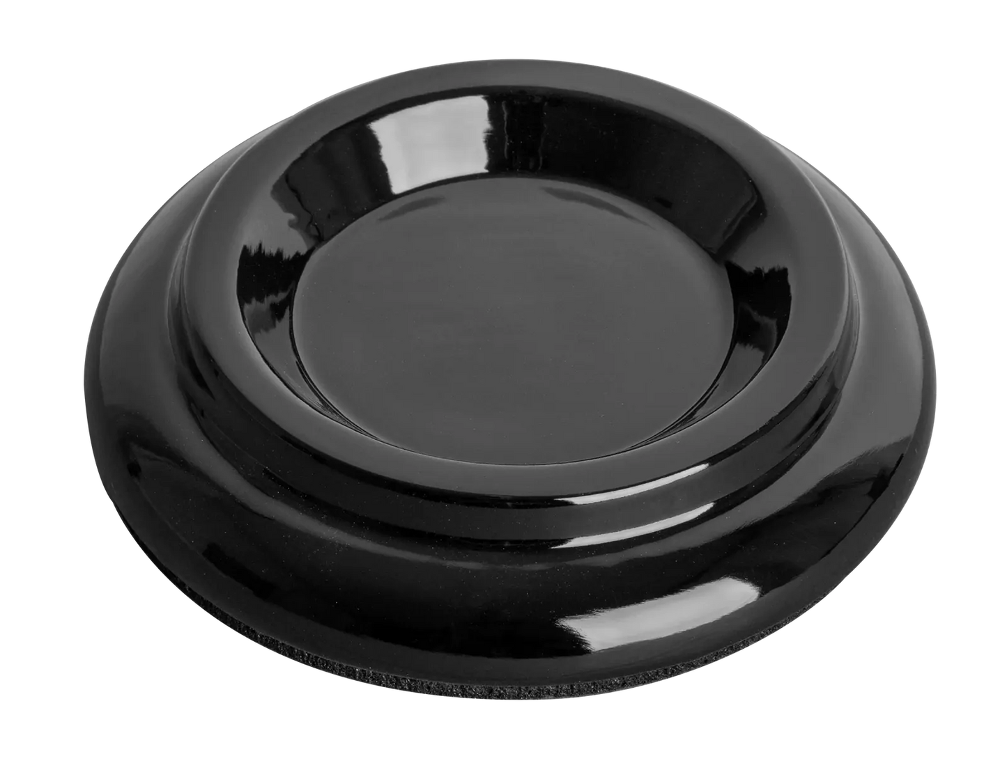 Hemingway Piano Castor Cups - 3 Pack, Polished Ebony with Felt Bottom, Model KC7L — view 2