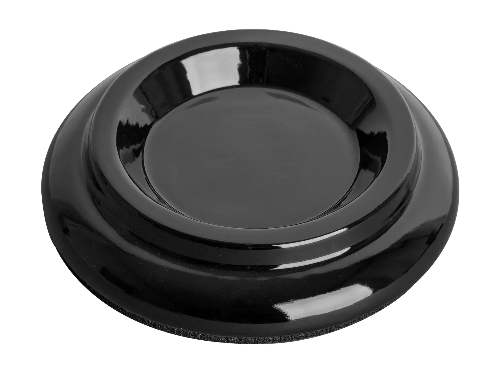 Hemingway Piano Castor Cups - 3 Pack, Polished Ebony with Felt Bottom, Model KC7L — view 2