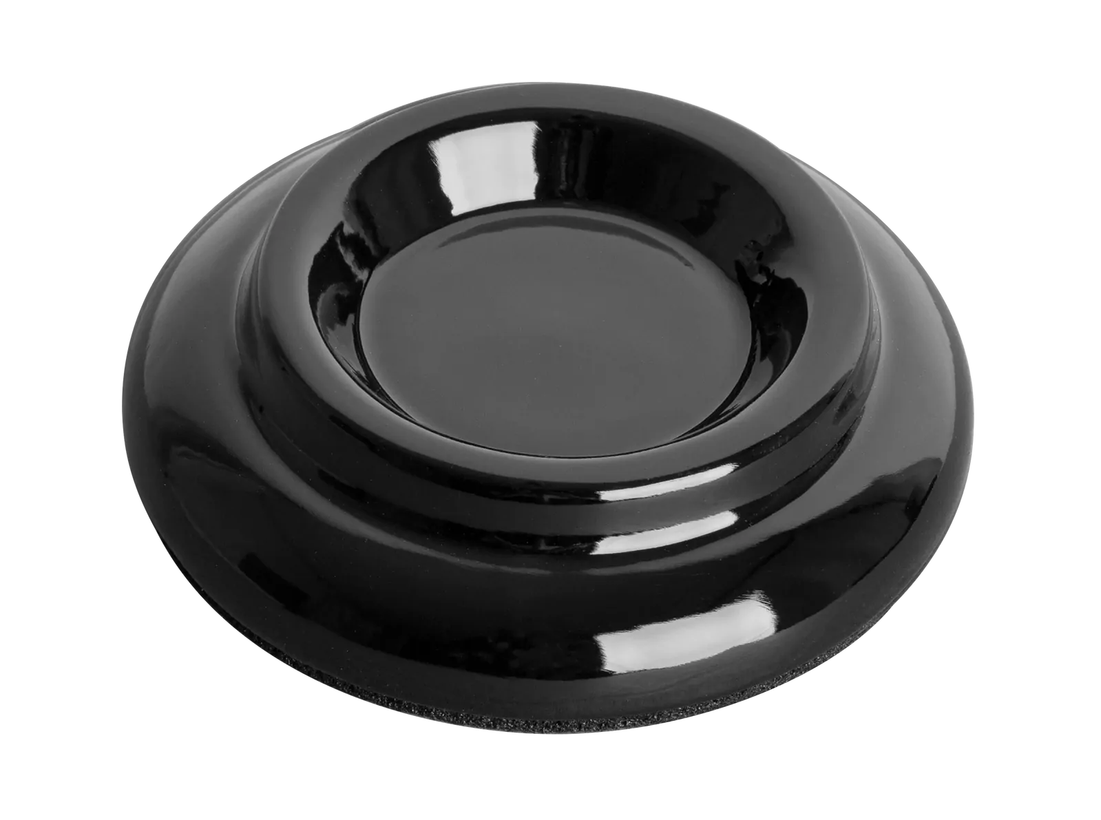 Hemingway Piano Castor Cups - 4 Pack KC7S Polished Ebony with Felt Bottom — view 2