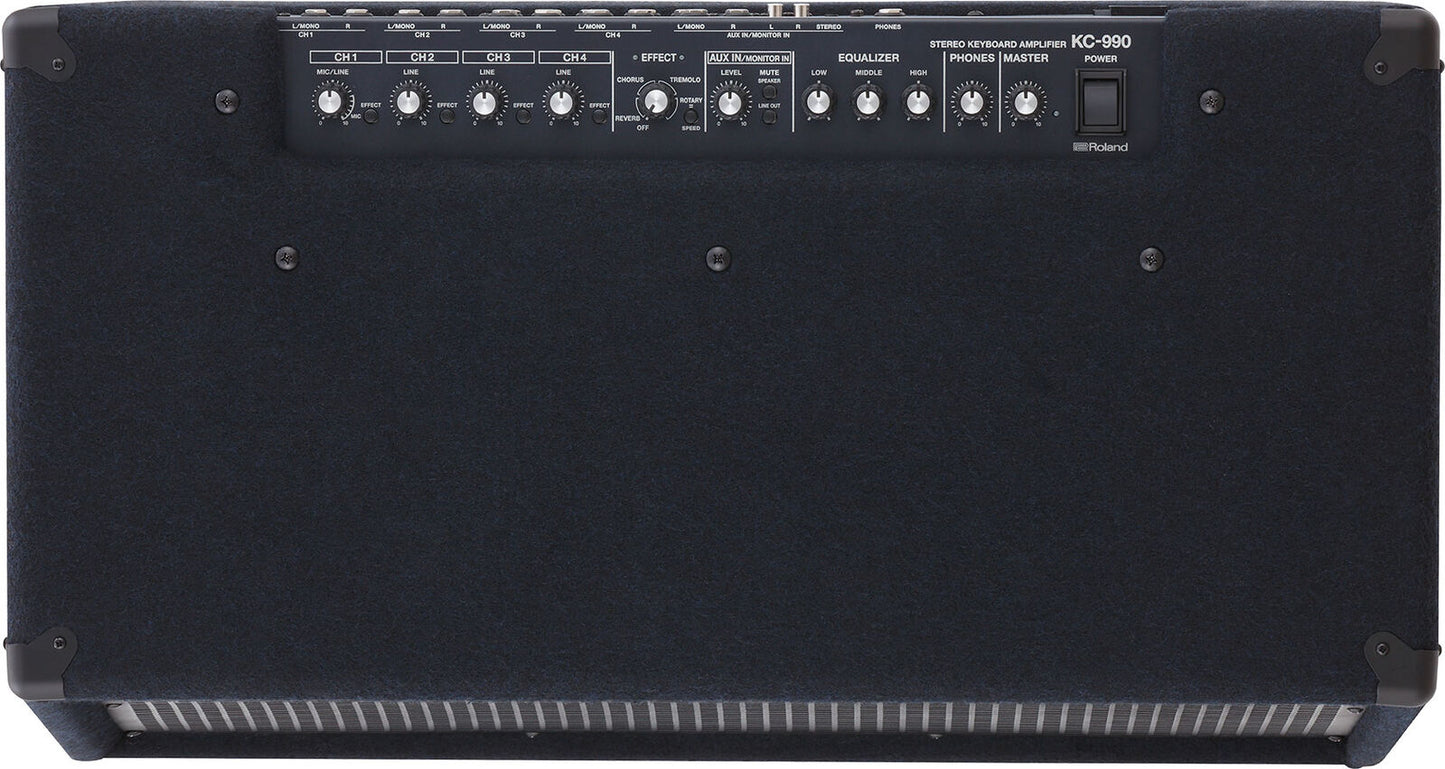 ROLAND KC-990 Stereo Keyboard Amplifier - 320W, 4 Channels, Dual 12" Speakers, High-Fidelity Sound, Onboard Mixing, Durable Design — view 5