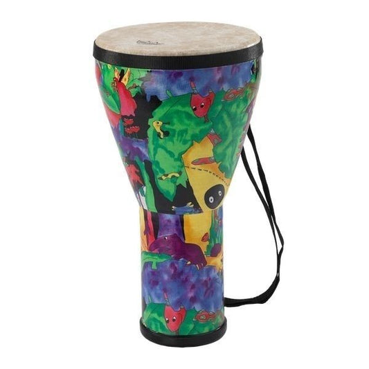 REMO KD-0608-01 Kids Percussion 8 Inch Djembe Drum Rainforest Design