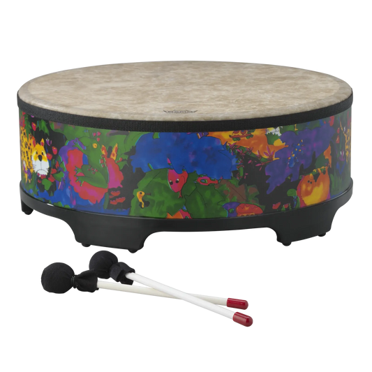 Remo Kids Percussion 22 X 7.5 Inch Gathering Drum - Rain Forest Finish
