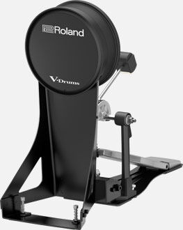 ROLAND KD-10 Silent Kick Pad - Noise-Reducing Drum Accessory with Rubber Cover for Realistic Feel