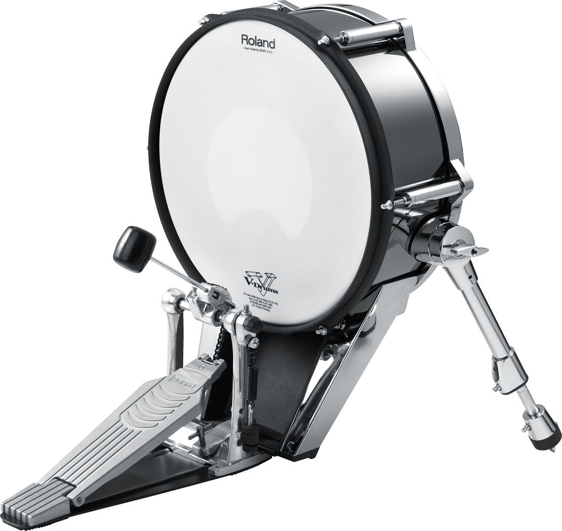 ROLAND KD-140-BC V-Kick Trigger Pad - 14" Black Chrome Bass Drum Pad with Solid Metal Frame for Natural Feel — view 2