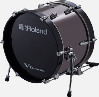 ROLAND KD-180 18" Electronic Bass Drum - Ideal for V-Drums Kits, Realistic Feel, Commanding Stage Presence