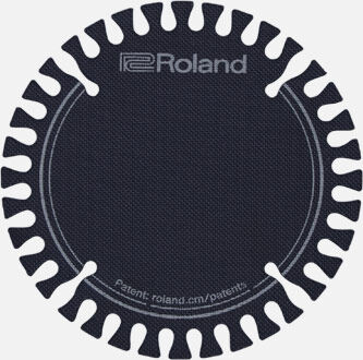 ROLAND KDP-5 Kick Drum Patch for V-Drums - Durable Multi-Layer Fabric, Resin, and Adhesive Design, Compatible with Felt Beaters.