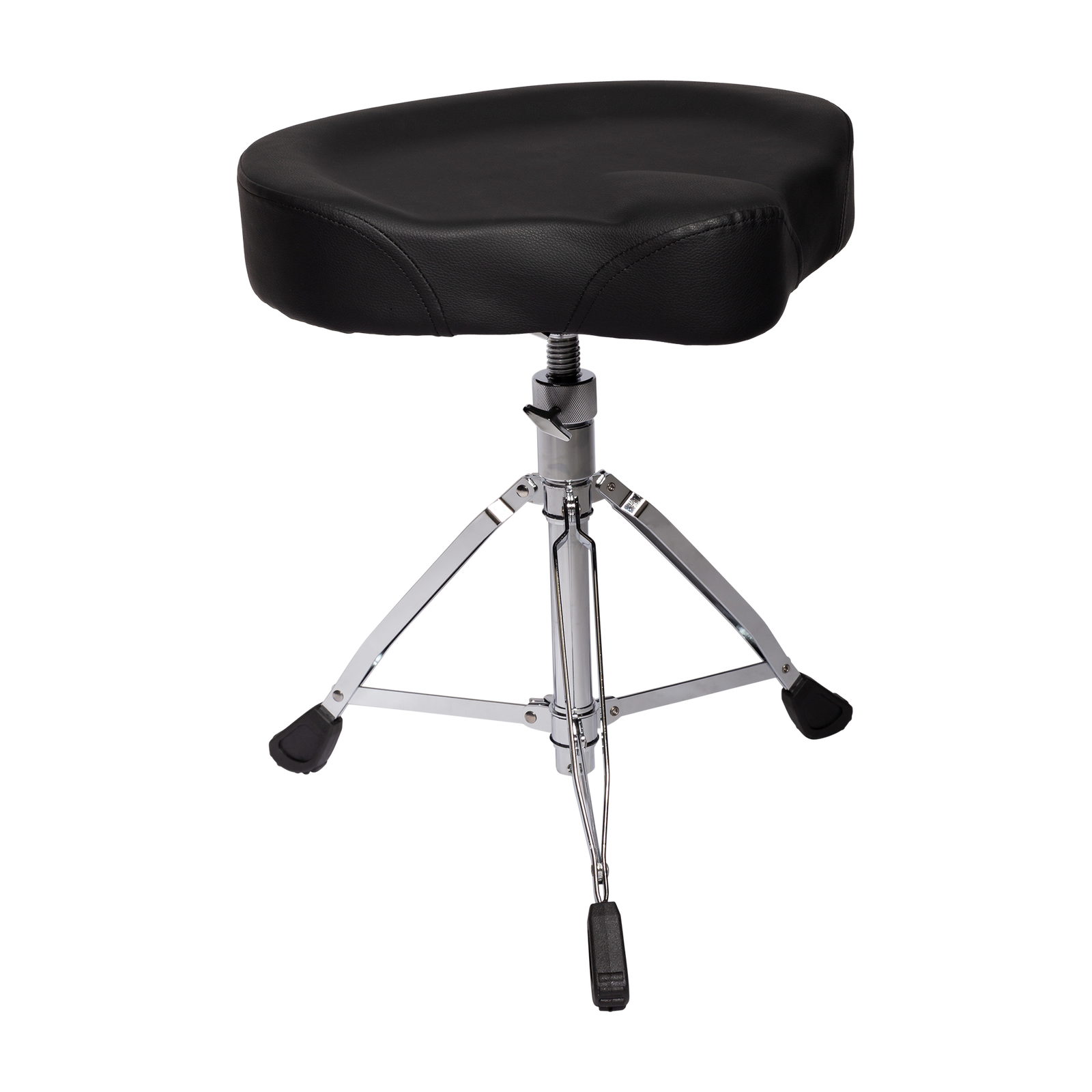 Kahzan Deluxe Motorcycle Shaped Drum Throne with Chrome Finish and Adjustable Height